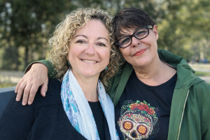 dues amigues al parc